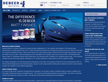 Tablet Screenshot of de-beer.com